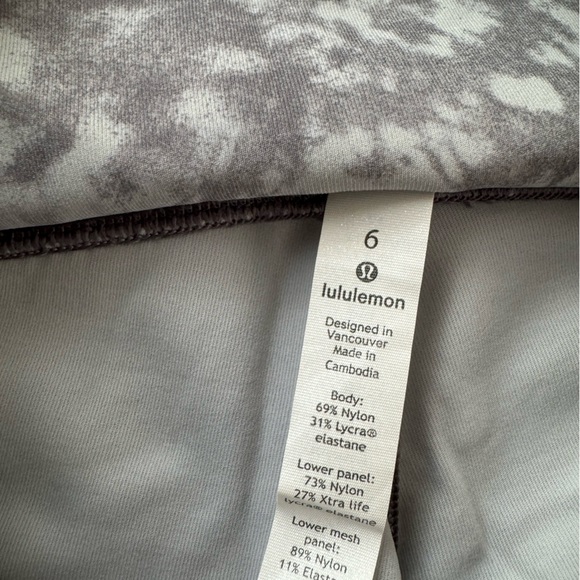 Lululemon Wunder Under Crop High Rise Roll Down Scallop 23” Luxtreme - Size 6 - Picture 4 of 6